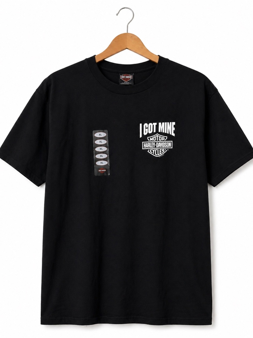 Harley-Davidson Black I Got Mine Chest Graphic Tee-Size XL 100% cotton!